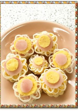 お花のオープンサンド-レシピのメイン写真