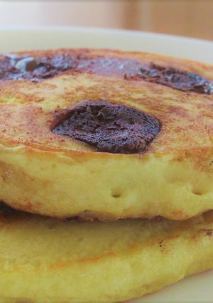 焼きチョコ おからパンケーキ-レシピのメイン写真