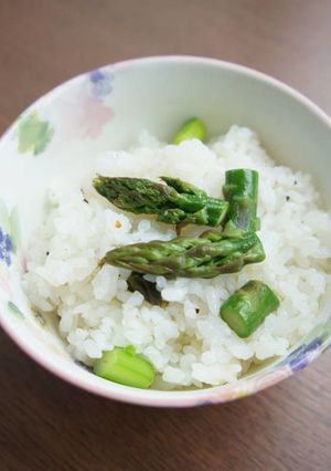 アスパラガスご飯アレンジ-レシピのメイン写真
