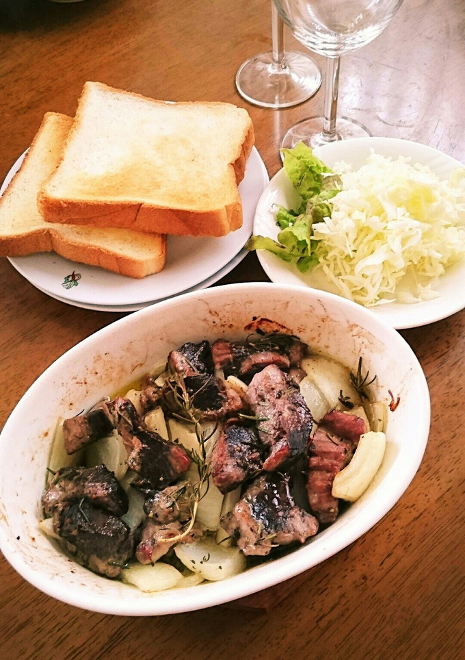 マグロの血合いのアヒージョ風-レシピのメイン写真