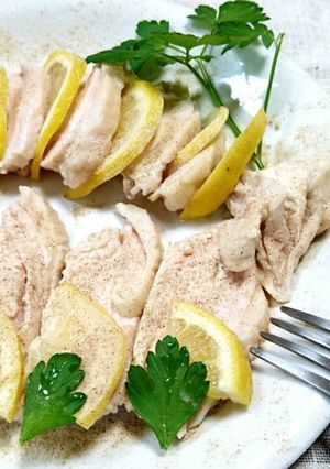 しっとり胸肉のペパーレモン【減塩・節約】-レシピのメイン写真