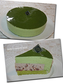 抹茶と小豆のムースケーキ-レシピのメイン写真
