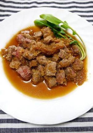 ヘルシー！たっぷりおろし焼きステーキ-レシピのメイン写真
