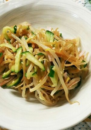 まなまゆへ♪もやしの中華サラダ-レシピのメイン写真