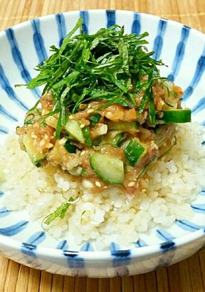 冷やしぶっかけごはん♪-レシピのメイン写真