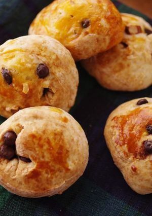 ＨＭで作る♪ナッツチョコのお手軽プチパン-レシピのメイン写真