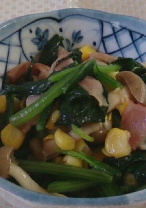 ほうれん草のソテー-レシピのメイン写真