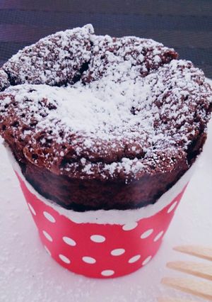 紙コップ♡ガトーショコラ-レシピのメイン写真