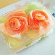塩レモンでさっぱり味☆押し寿司ゼリー乗せ