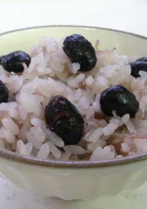 簡単黒豆ご飯-レシピのメイン写真