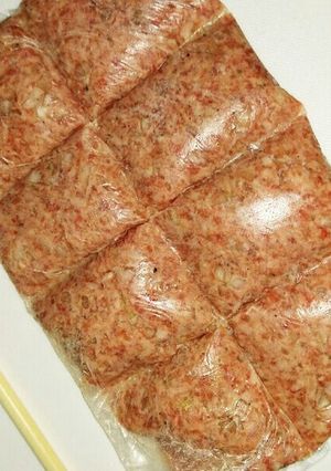合挽き肉の冷凍保存-レシピのメイン写真
