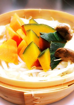 ヘルシー 蒸篭で温野菜-レシピのメイン写真