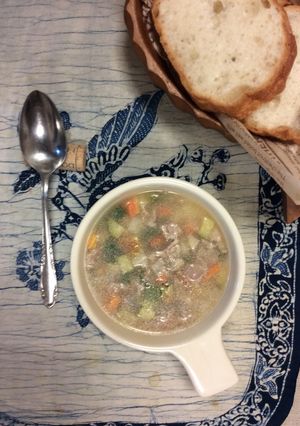 梅ストローネ-レシピのメイン写真