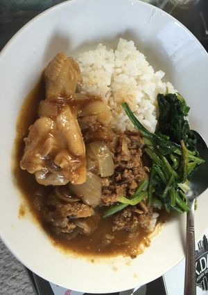 肉たっぷりほうれん草カレー-レシピのメイン写真