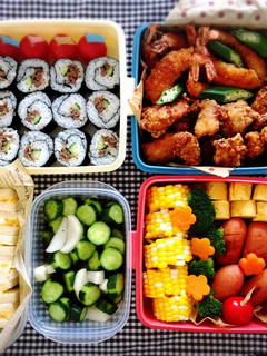 運動会のお弁当。2016-レシピのメイン写真