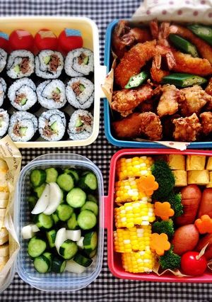 運動会のお弁当。2016-レシピのメイン写真