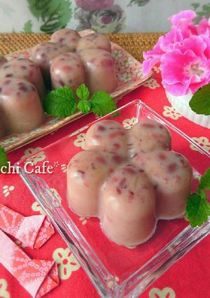 爽やか梅風味❤うめ～ミルク水ようかん-レシピのメイン写真