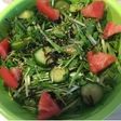 水菜の塩こんぶさっぱりサラダ♪
