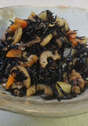 ひじきの梅干し煮-レシピのメイン写真