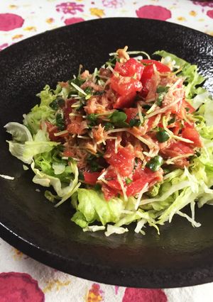 ツナトマトサラダ-レシピのメイン写真
