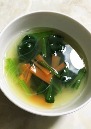 春雨のスープ-レシピのメイン写真