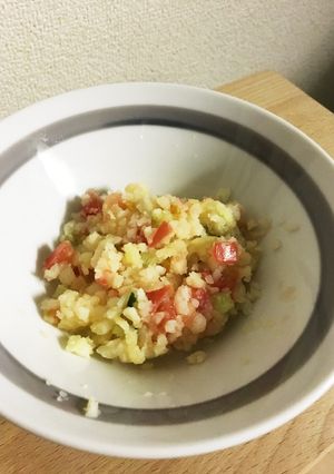 にゃんこと一緒に、ポテトサラダ-レシピのメイン写真