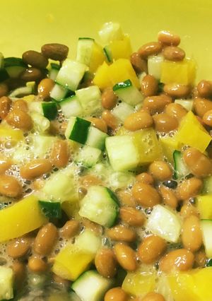 簡単！納豆とたくあん和え-レシピのメイン写真
