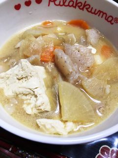 野菜たっぷり豚汁!!-レシピのメイン写真