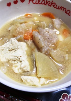 野菜たっぷり豚汁！！-レシピのメイン写真