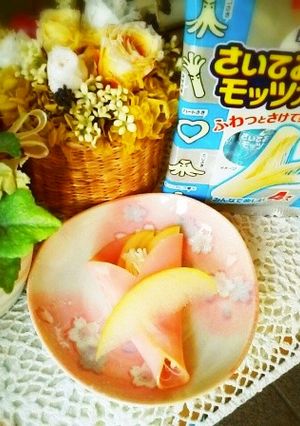 チーズ＆リンゴDEハム巻き-レシピのメイン写真