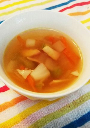 ベジプロスで簡単野菜スープ(⌒‐⌒)-レシピのメイン写真