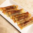 余った春巻きの皮で枝豆生ハム春巻き弁当に