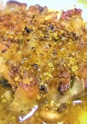 ガーリックマスタードのチキン焼き(^^♪-レシピのメイン写真