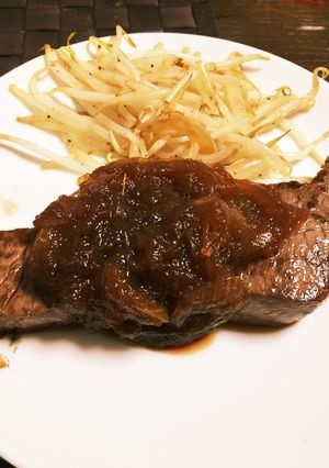 玉ねぎたーっぷり！和風ステーキソース★-レシピのメイン写真