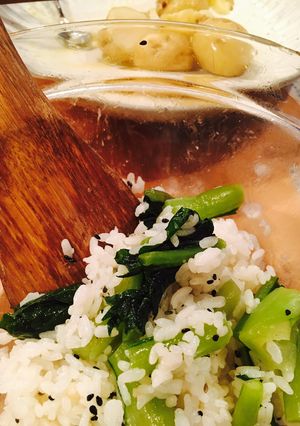 簡単☆野沢菜の混ぜごはん-レシピのメイン写真