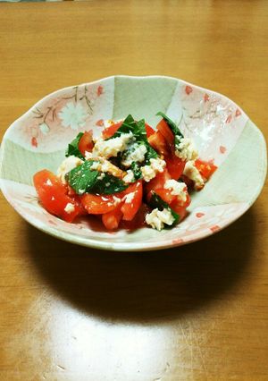 トマトーふサラダ-レシピのメイン写真