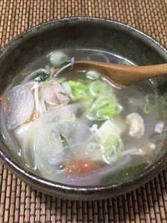 夏バテ防止 梅〜スープ-レシピのメイン写真