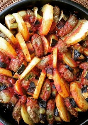 ナスとじゃがいものハンバーグ◆トルコ料理-レシピのメイン写真