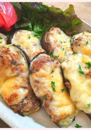梅と鯖缶の茄子グリル-レシピのメイン写真