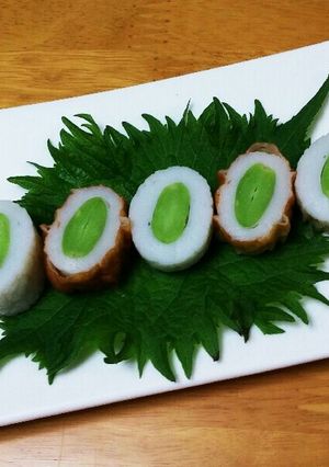 ＊空豆の簡単竹輪詰め＊-レシピのメイン写真