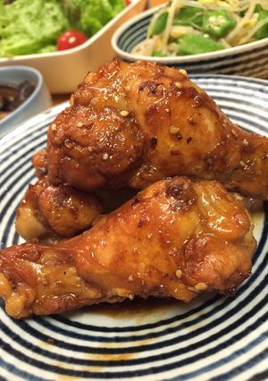 鶏手羽元の照り煮-レシピのメイン写真