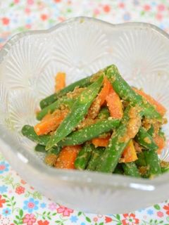 いんげんの胡麻味噌あえ-レシピのメイン写真