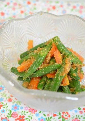いんげんの胡麻味噌あえ-レシピのメイン写真
