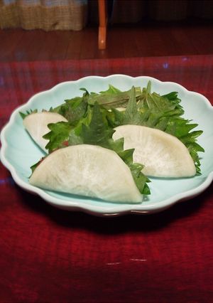 梅しそ大根-レシピのメイン写真