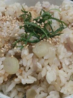 大人も子供も、ミョウガの炊き込みご飯♪-レシピのメイン写真