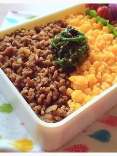 ♡豚ひき肉と蓮根のそぼろ♡-レシピのメイン写真