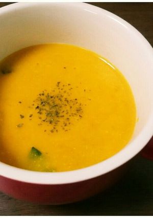 かぼちゃの豆乳ポタージュ～離乳食にも～-レシピのメイン写真