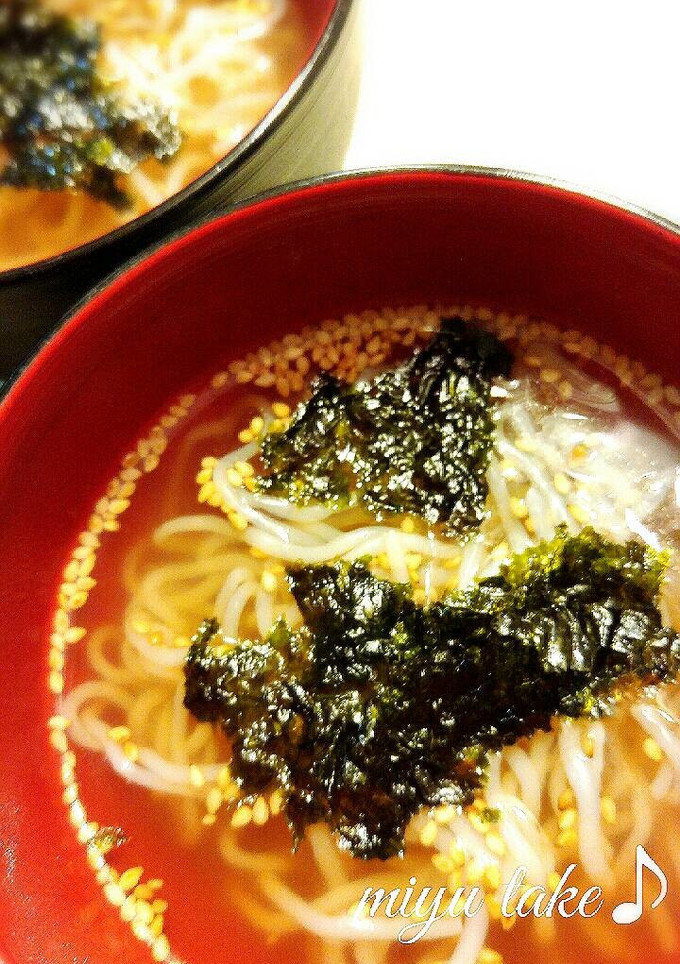 しらたきの中華風スープ♪-レシピのメイン写真