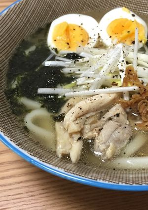 上品な海老の香りを楽しむ 「潮塩うどん」-レシピのメイン写真