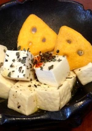 お豆腐だけのサラダ☆チーザと一緒に♪-レシピのメイン写真